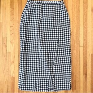 Vintage Laura Ashely Gingham Skirt